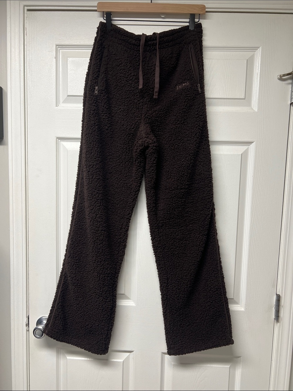 Skims Sherpa Brown Lounge Pants